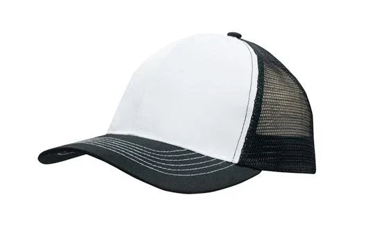 Breathable Poly Twill Trucker Cap With Mesh Back - PrintaPromo