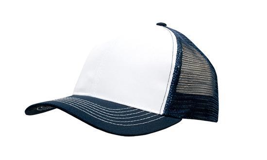 Breathable Poly Twill Trucker Cap With Mesh Back - PrintaPromo