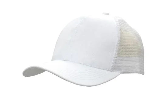 Breathable Poly Twill Trucker Cap With Mesh Back - PrintaPromo