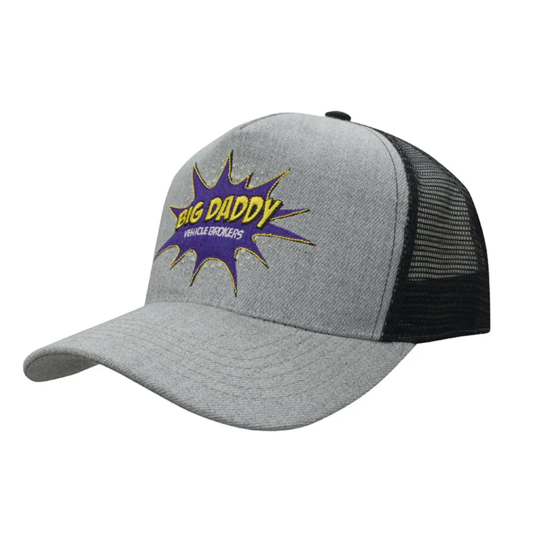 Grey Marle American Twill With Mesh Back - PrintaPromo