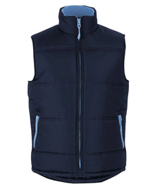 JB's Puffer Contrast Vest Navy/3ACV - PrintaPromo