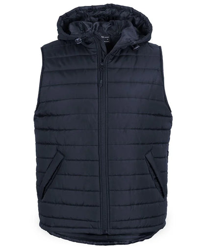 JB's Hooded Puffer Vest 3AHV - PrintaPromo