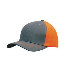 Brushed Heavy Cotton Contrast Cap - PrintaPromo