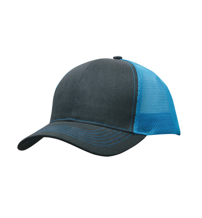 Brushed Cotton with Mesh Back Cap - PrintaPromo