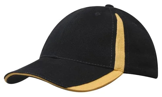 Brushed Heavy Cotton Cap with Inserts - PrintaPromo