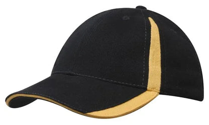 Brushed Heavy Cotton Cap with Inserts - PrintaPromo