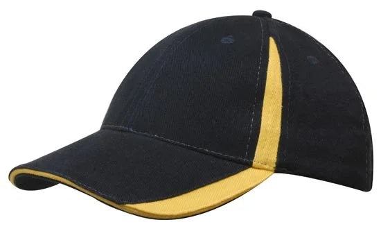 Brushed Heavy Cotton Cap with Inserts - PrintaPromo