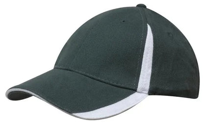 Brushed Heavy Cotton Cap with Inserts - PrintaPromo