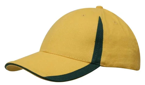 Brushed Heavy Cotton Cap with Inserts - PrintaPromo