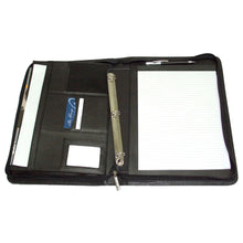 The Manhattan A4 Imitation Leather Zip Compendium - PrintaPromo