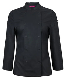 JB's Ladies L/S Snap Button Chefs Jacket 5CJL1 - PrintaPromo