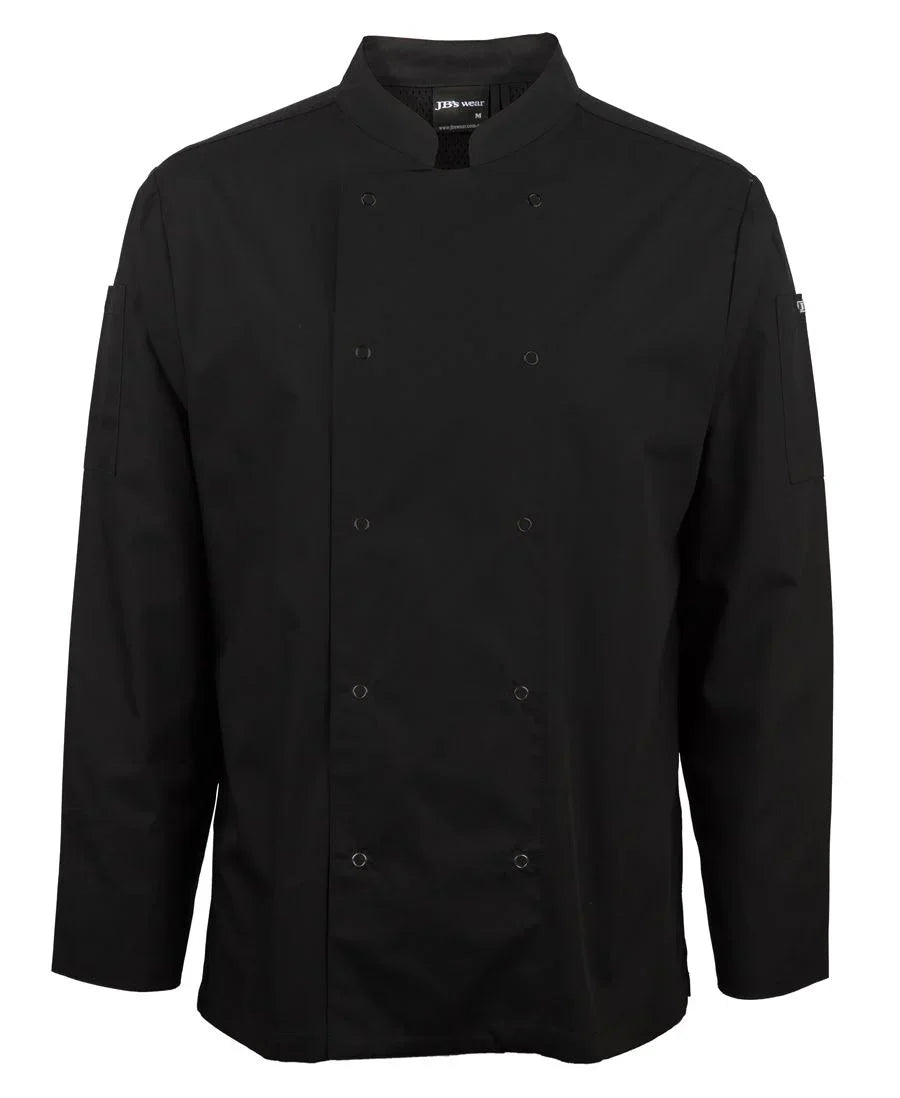 JB's L/S Snap Button Chefs Jacket 5CJL - PrintaPromo