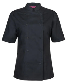 JB's Ladies S/S Snap Button Chefs Jacket 5CJS1 - PrintaPromo