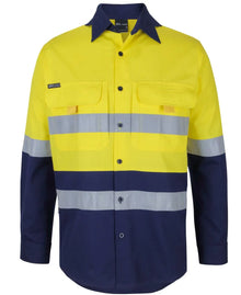 JB's Hv (D+N) L/S Ripstop Fishing Shirt 6DNRL - PrintaPromo