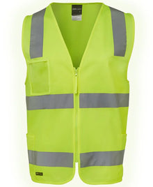 JB's Hv (D+N) Zip Safety Vest 6DNSZ - PrintaPromo
