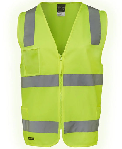 JB's Hv (D+N) Zip Safety Vest 6DNSZ - PrintaPromo