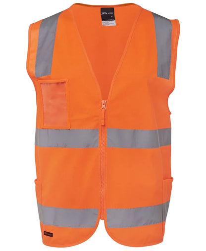 JB's Hv (D+N) Zip Safety Vest 6DNSZ - PrintaPromo