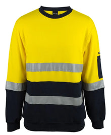 JB's Hv 310 (D+N) Cotton Crew Neck Fleece 6DVCM - PrintaPromo