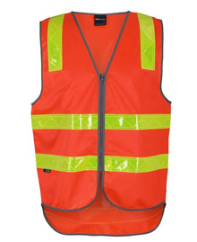 JB's Vic Road (D+N) Zip Safety Vest 6DVRV - PrintaPromo