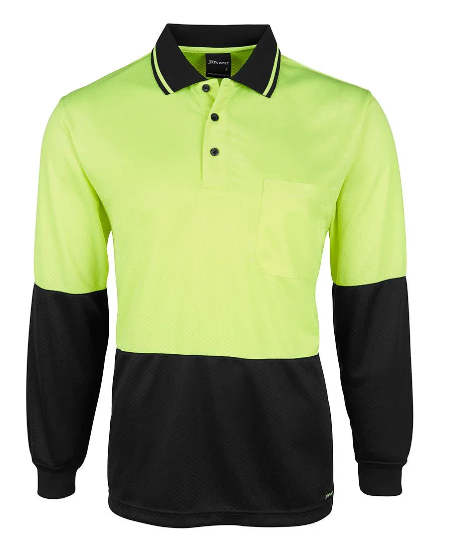 JB's Hv 4602.1 L/S Jacquard Polo 6HJNL - PrintaPromo