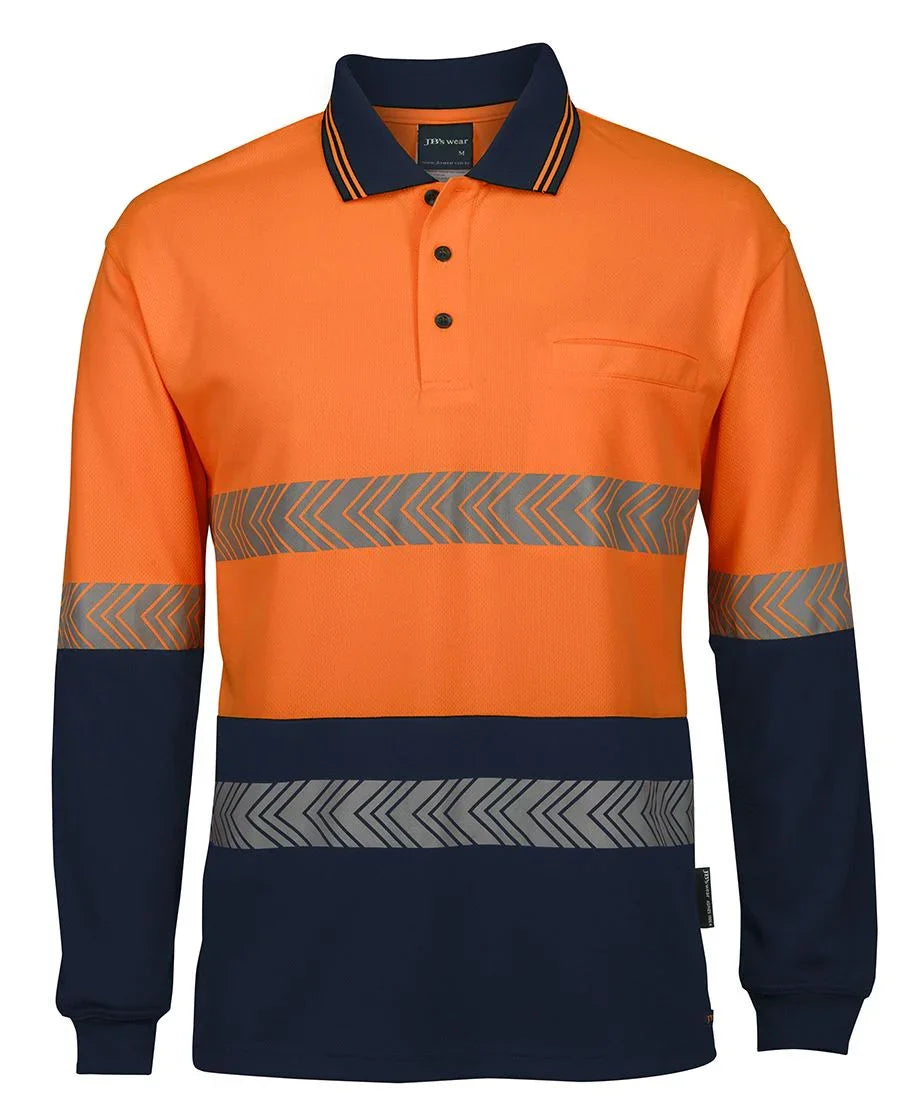 JB's Hv L/S Segmented Tape Polo 6HLST - PrintaPromo
