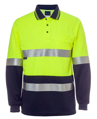 JB's Hv L/S (D+N) Cotton Back Polo 6HMCB - PrintaPromo