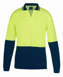 JB's Hv 4602.1 L/S Non Button Polo 6HNBL - PrintaPromo