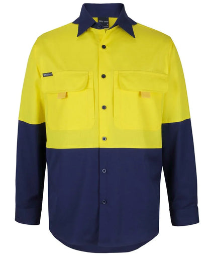 JB's Hv L/S Ripstop Fishing Shirt 6HNRL - PrintaPromo
