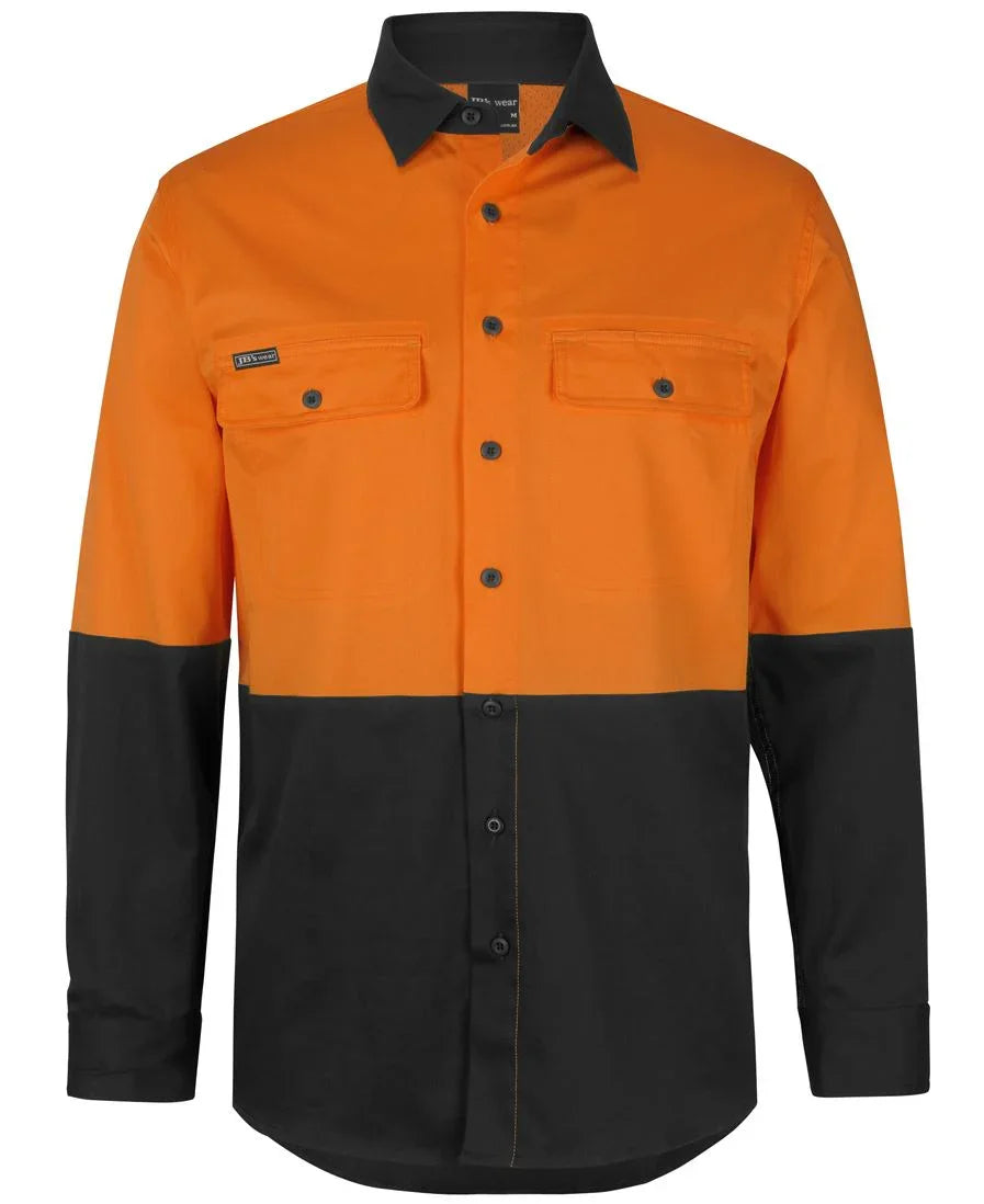 JB's Hv L/S Stretch Work Shirt 6HSWL - PrintaPromo