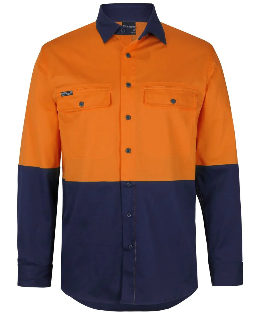 JB's Hv L/S Stretch Work Shirt 6HSWL - PrintaPromo