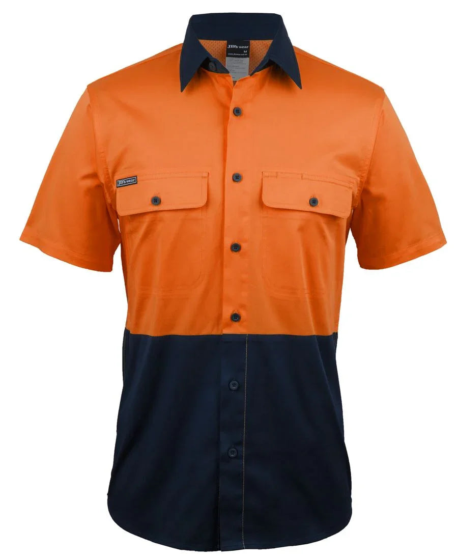 JB's Hv S/S Stretch Work Shirt 6HSWS - PrintaPromo