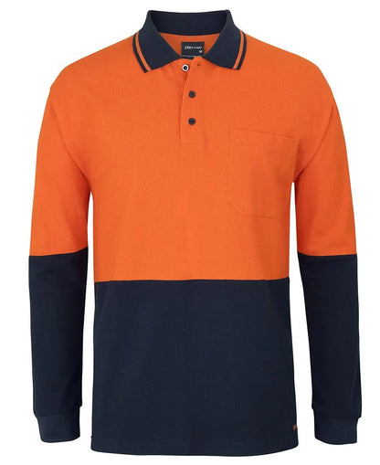 JB's Hv L/S Cotton Pique Trad Polo 6HVQL - PrintaPromo