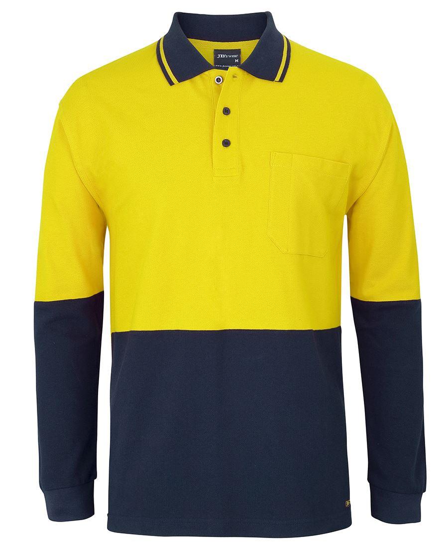 JB's Hv L/S Cotton Pique Trad Polo 6HVQL - PrintaPromo