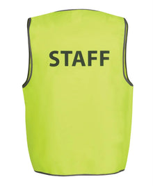JB's Hv Safety Vest Print Staff 6HVS6 - PrintaPromo