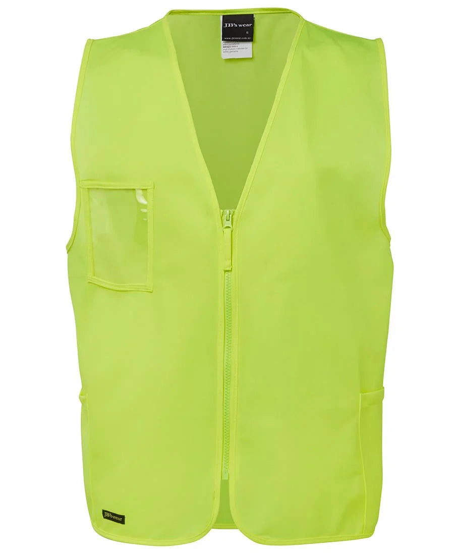 JB's Hv Zip Safety Vest 6HVSZ - PrintaPromo