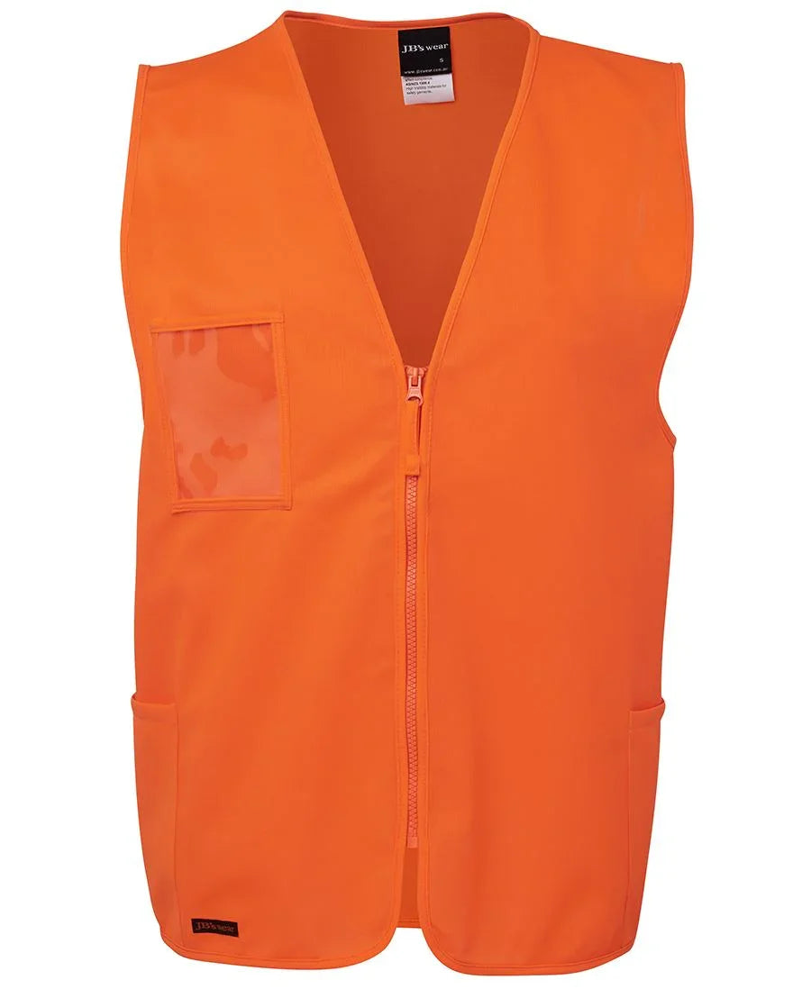 JB's Hv Zip Safety Vest 6HVSZ - PrintaPromo