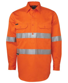 JB's Hv (D+N) Close Front L/S 190G Shirt 6HWCF - PrintaPromo