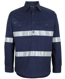 JB's Close Front L/S 150G W/Shirt Reflective Tape 6HWCT - PrintaPromo