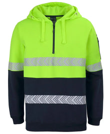 JB's Hv (D+N) 1/2 Zip Segmented Tape Hoodie 6HZSH - PrintaPromo