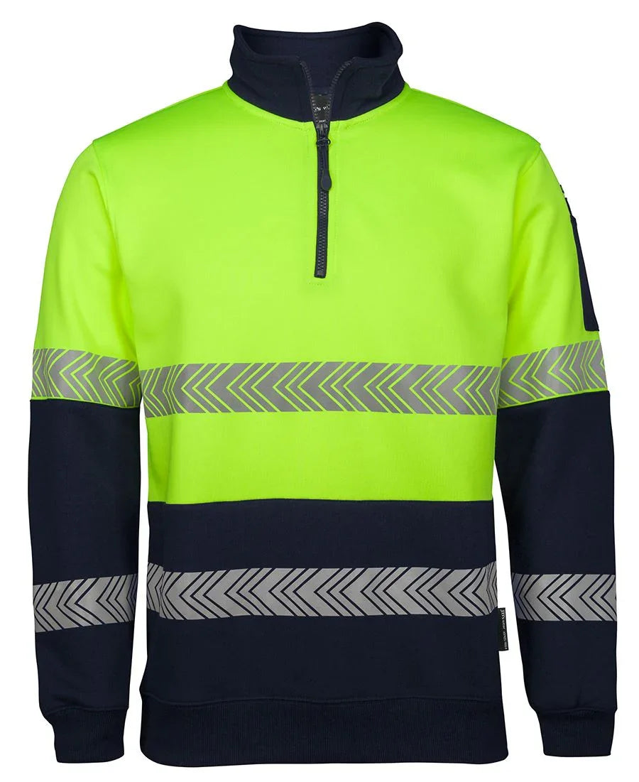 JB's Hv 1/2 Zip Segmented Tape Fleecy 6HZS - PrintaPromo