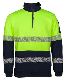 JB's Hv 1/2 Zip Segmented Tape Fleecy 6HZS - PrintaPromo
