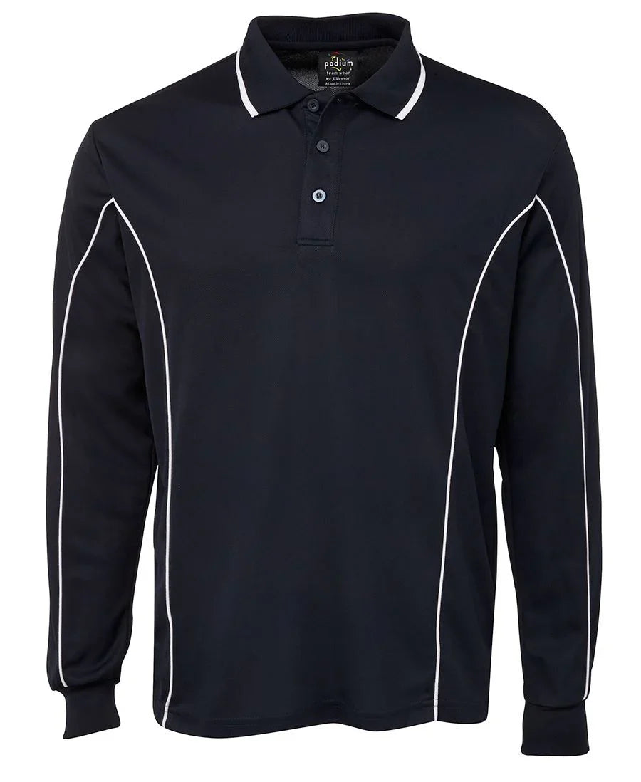 Podium L/S Piping Polo 7PIPL - PrintaPromo