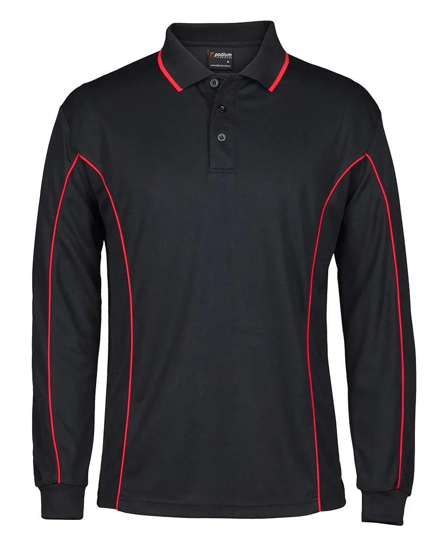 Podium L/S Piping Polo 7PIPL - PrintaPromo