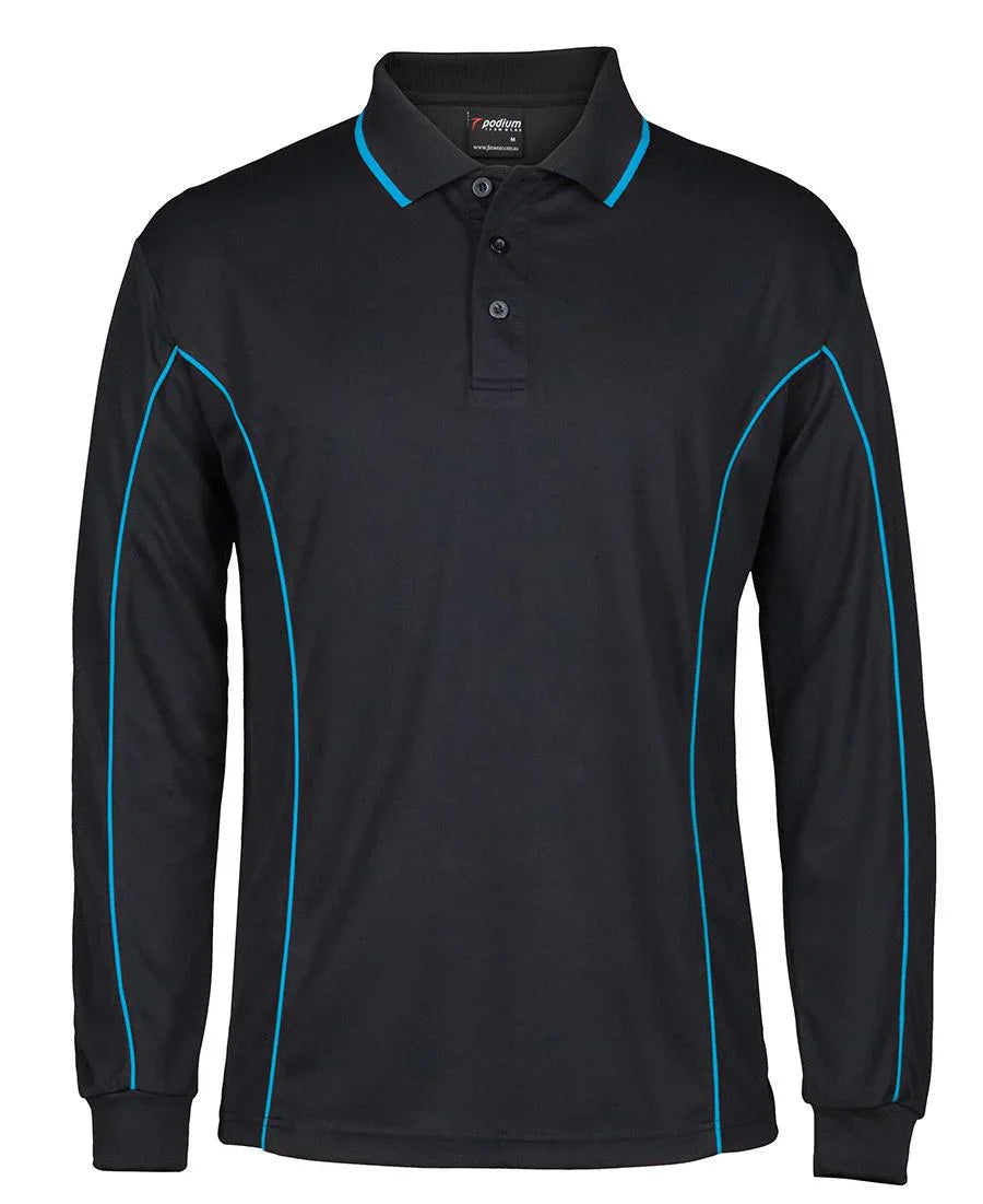 Podium L/S Piping Polo 7PIPL - PrintaPromo