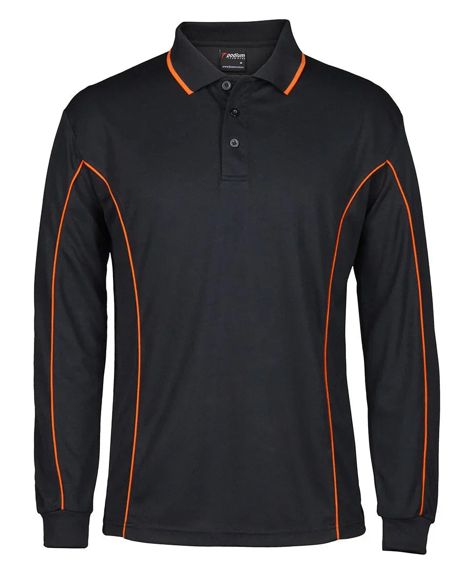 Podium L/S Piping Polo 7PIPL - PrintaPromo
