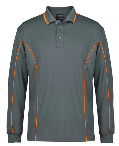Podium L/S Piping Polo 7PIPL - PrintaPromo
