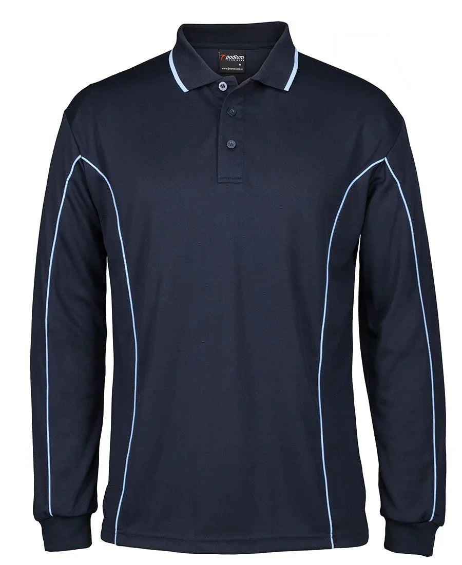 Podium L/S Piping Polo 7PIPL - PrintaPromo
