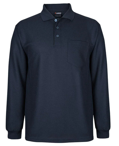 Podium L/S Waffle Pocket Polo 7WPL - PrintaPromo