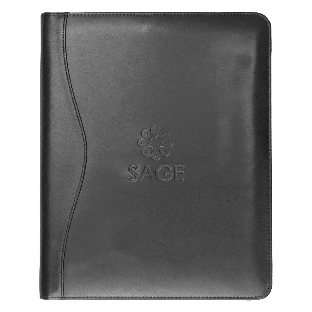 The Executive Deluxe A4 Leather Compendium - PrintaPromo