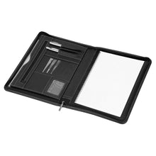 Manchester A4 Imitation Leather Zip Compendium - PrintaPromo